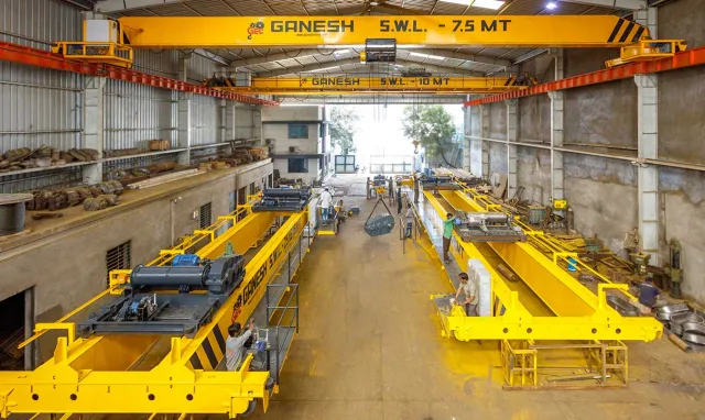 Double Girder EOT Crane manufacturers in Vapi