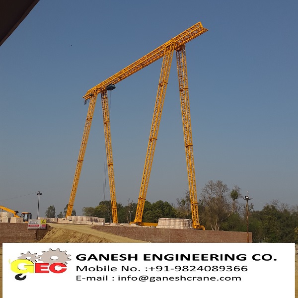 Single Girder Gantry Crane Manufacturers in Ahmedabad